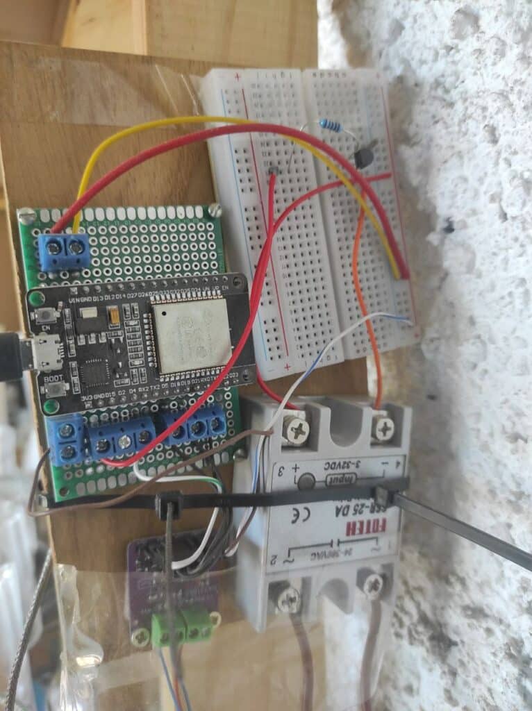 Control de temperatura de un hormo domestico